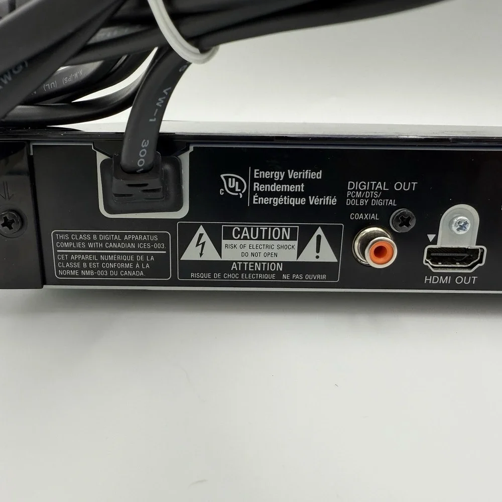 Sony BDP-S5100 3D Blu-ray Disc / DVD Player No Remote